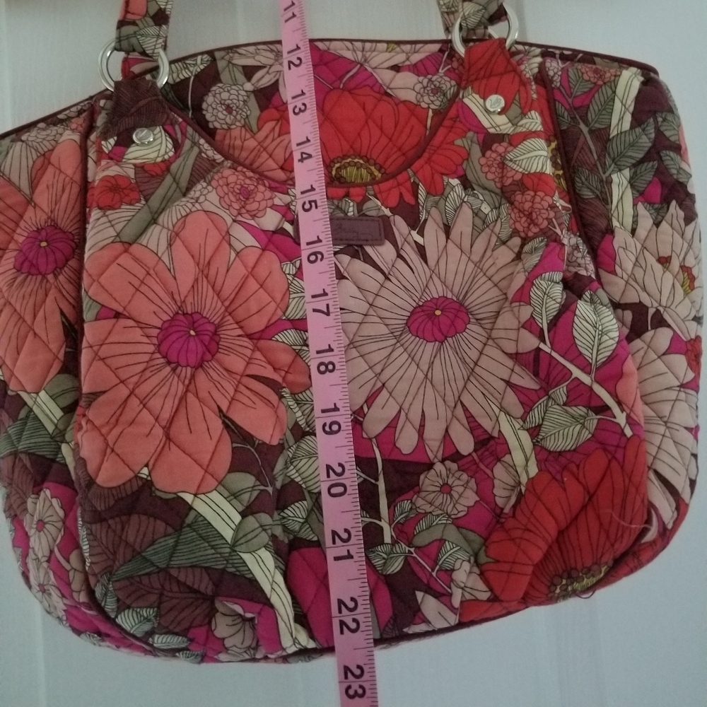 Vera Bradley shoulder satchel handbag - Picture 4 of 7